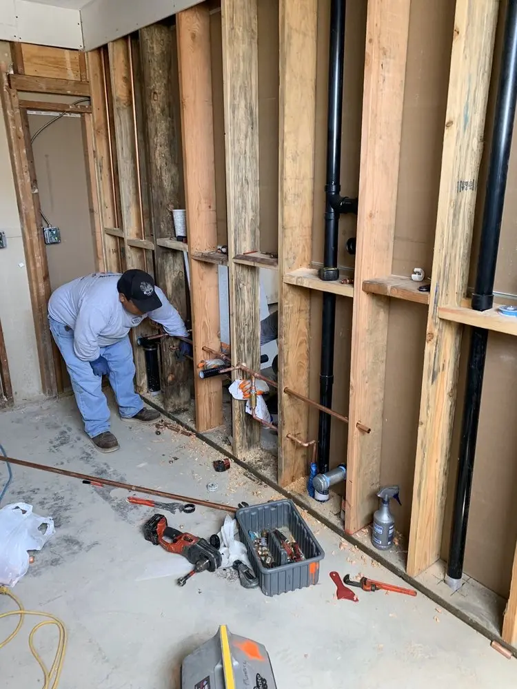 Commercial rough-in plumbing for Water Heater Replacement in Hawthorne